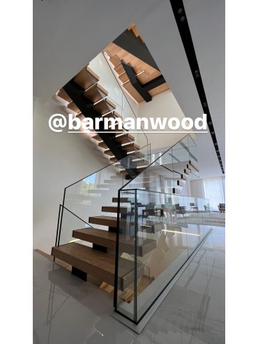 پله تک محور میانی مدل U 